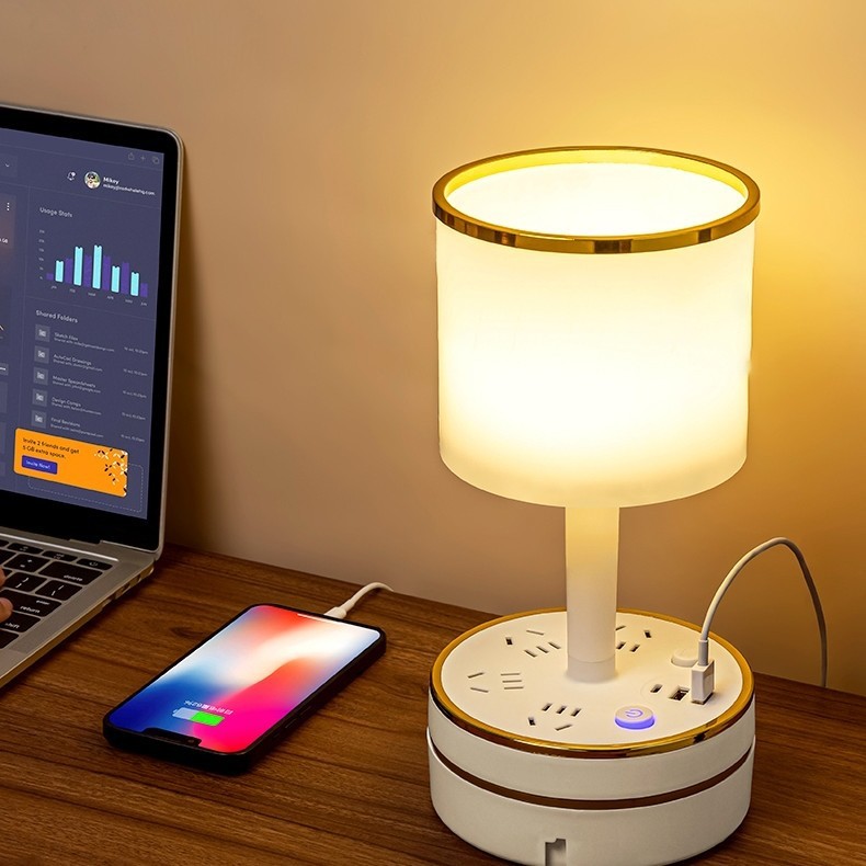 小型テーブルランプ、軽奢ナイトライト、寝室睡眠用、新作シンプルランプ、年間使えるベッドサイドランプ、授乳用ナイトライト、2024年|undefined