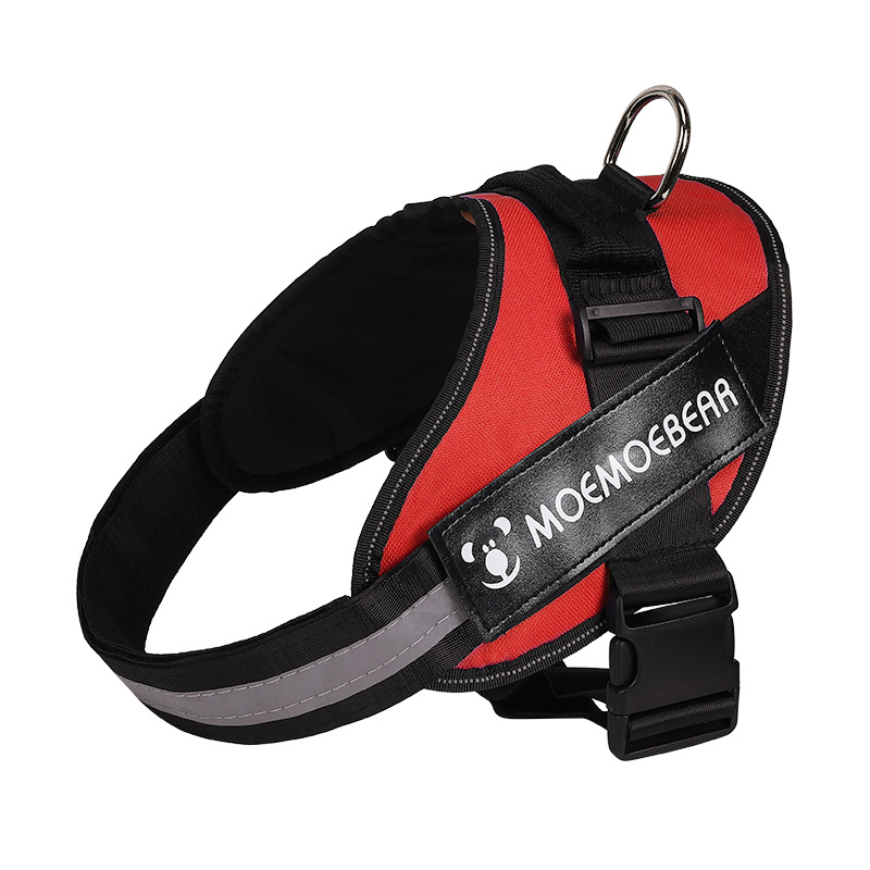 Fábrica de suministros para mascotas a prueba de explosiones K9 correa para el pecho para mascotas chaleco mediano y grande correa para el pecho de la cuerda de tracción del perro al por mayor