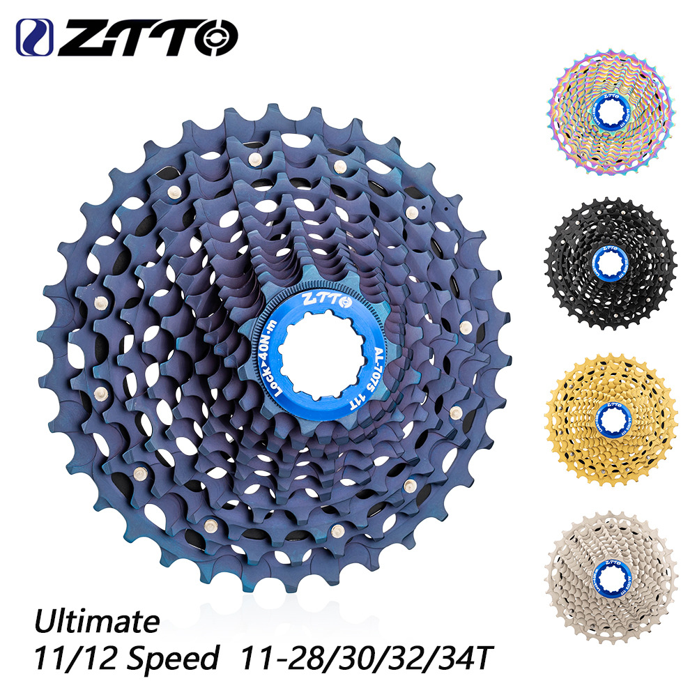 Volante de tarjeta ZTTO 11 velocidades 12 velocidades 28T 30T 32T 34T todo en uno HG volante de carretera engranaje de velocidad variable