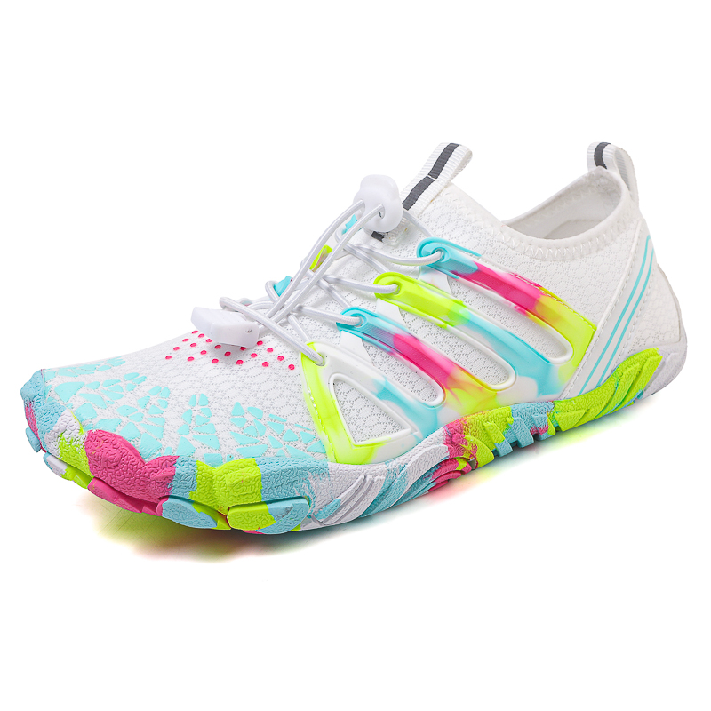 Zapatos de baño al aire libre, zapatos de playa para hombres y mujeres, zapatos de nadador anfibios, zapatos de natación transpirables para mujeres