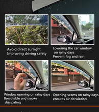 适用吉利博瑞/博瑞GE/GC9晴雨挡车窗雨眉遮阳板改装 Window Visor