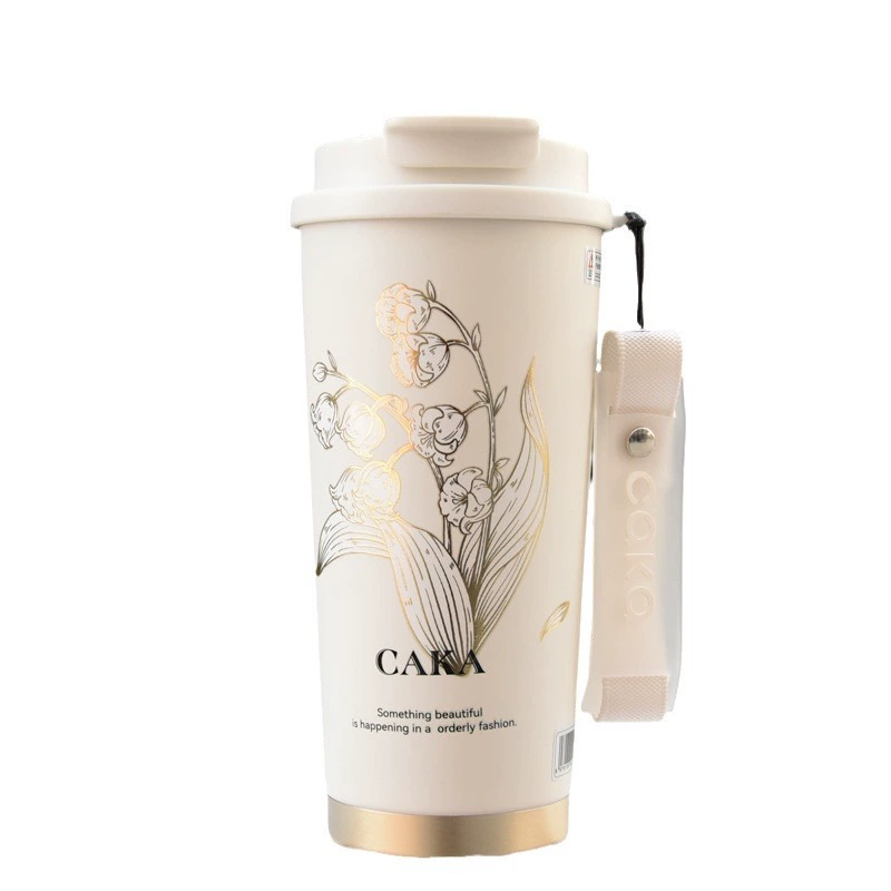 CAKA铃兰 Coffee керамическая вставка высокого качества, удобное стекло для учащихся начальной школы
