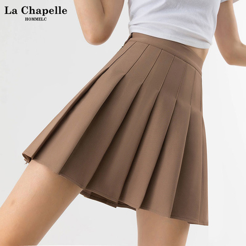 Pleated Skirt  New Plus Size A-line Skirt for Women JK Dress Spring Summer Fat Girl Versatile High-Waisted Short Skirt