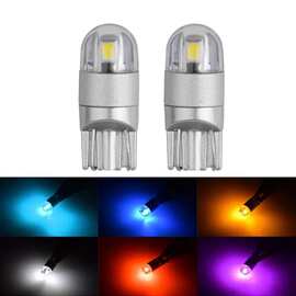 亿众 汽车LED示宽灯 小灯泡T10 3030 2SMD插泡日行灯示廓后备箱