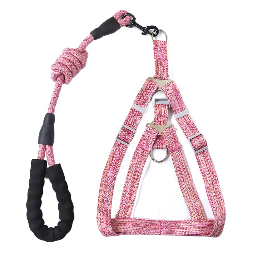 Оптовая Продажа с фабрики Регулируемый взрывозащищенный нагрудный ремень для собак веревка простое белье круглая веревка поводок для домашних животных