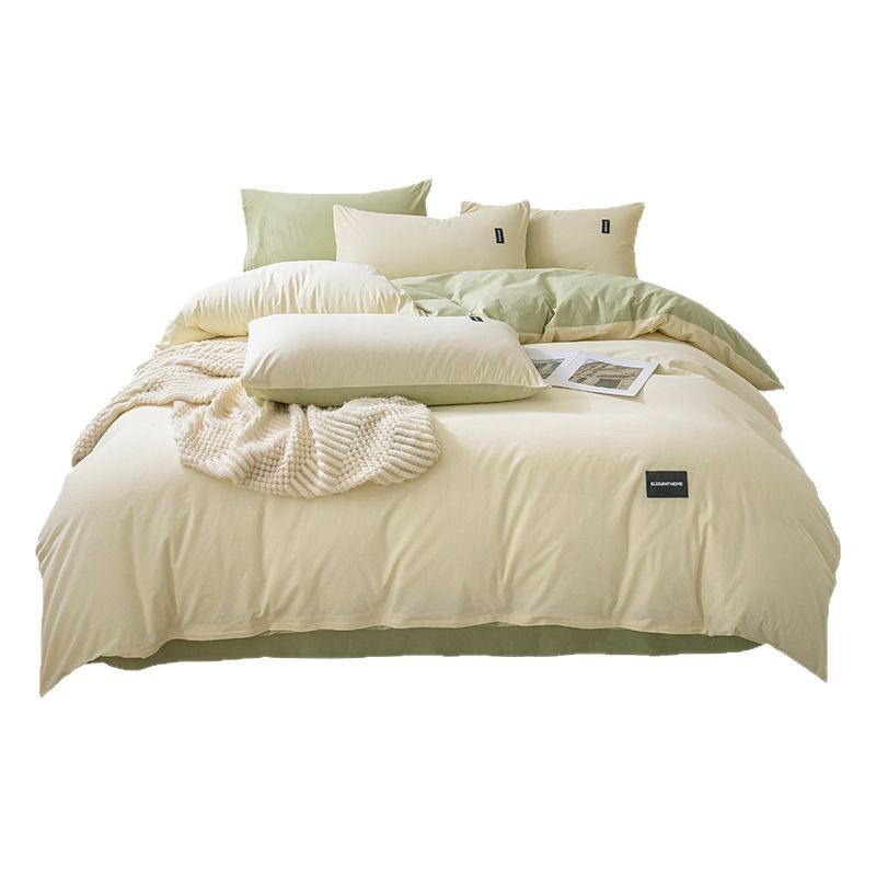 Algodón lavable simple inswind set de cuatro piezas de algodón 100% sábanas de algodón puro cama