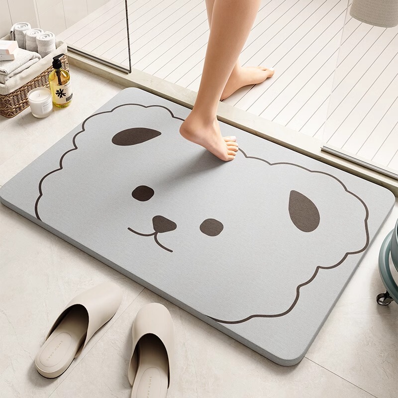Hard Diatom Mud Absorbent Mat Bathroom Door Bathroom Non-Slip Floor Mat Toilet Absorbent Mat Household Quick-Drying Foot Mat Hard Diatom Mud Absorbent Mat Bathroom Door Bathroom Non-Slip Floor Mat Toilet Absorbent Mat Household Quick-Drying Foot Mat