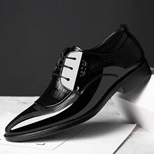 K 61604 Men's Plus Size Lace-up Leather Shoes ��ʿ����ϵ����