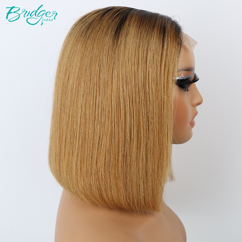 4*4 double draw BOB headgear T1B/30 human hair wigs_voghion.com