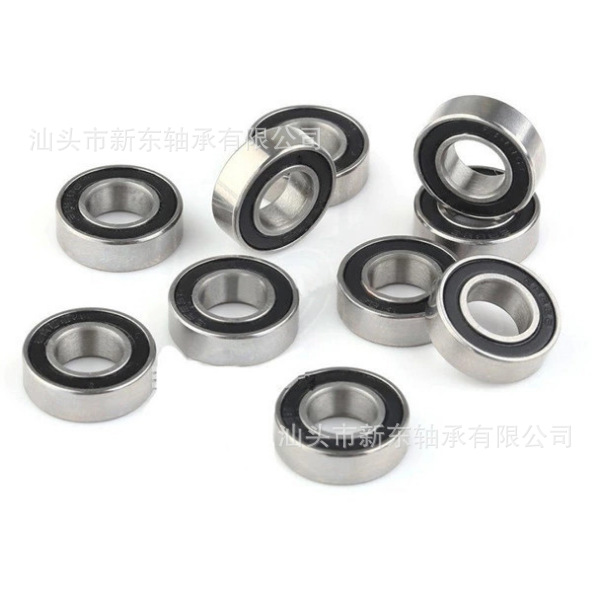 防尘橡胶盖黑胶盖轴承 696 深沟球轴承 6*15*5 微型轴承 电机轴承