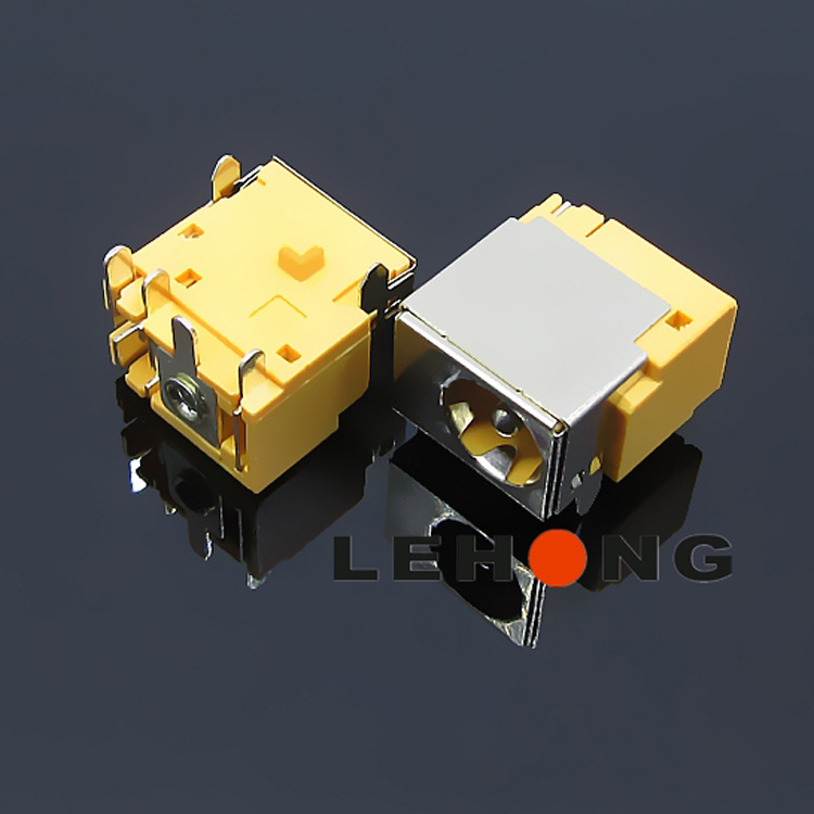 DC-JK044C黄色 /笔记本系列直流JACK/DC电源插座/直流DC插座