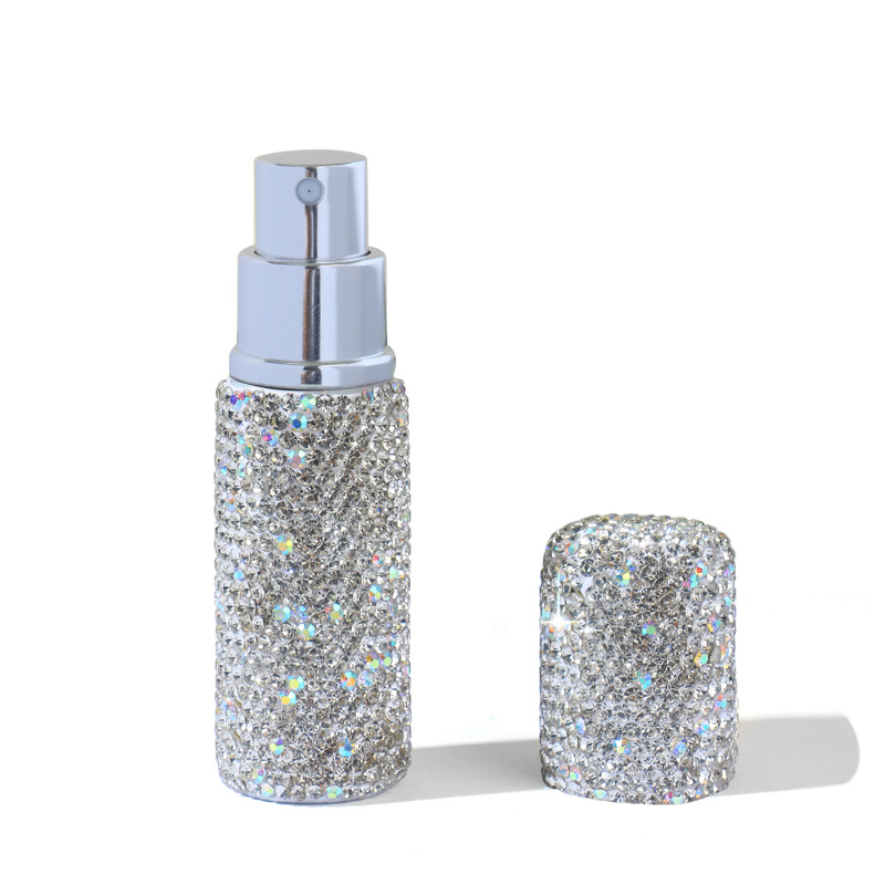 10ml; blanco; diamantes de imitación