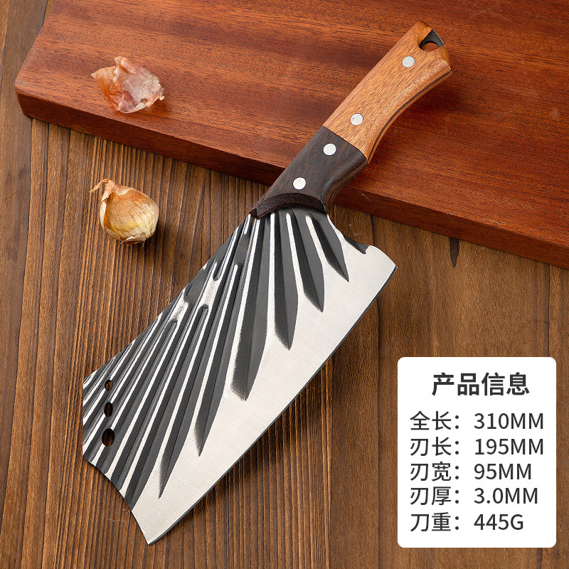 C31 줄무늬-도마 칼 (2 색 손잡이)