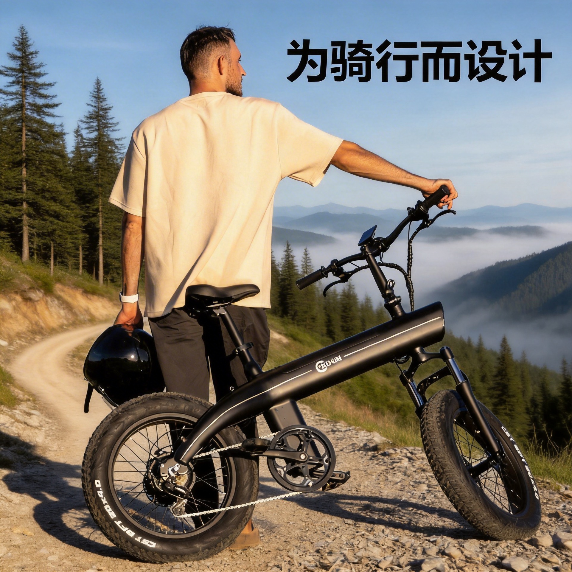 Bicicleta Eléctrica de Montaña Q3 para Exteriores, Bicicleta Eléctrica Todoterreno de Velocidad Variable para Adultos, Scooter de Movilidad de Alta Potencia