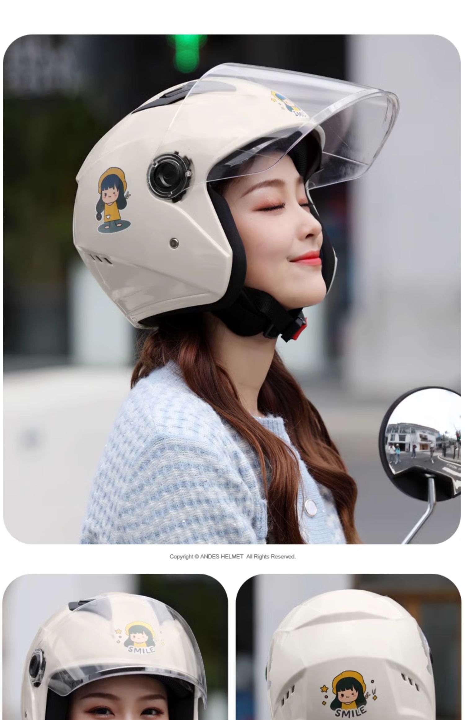 New National Standard 3C Certified Electric Vehicle Helmet