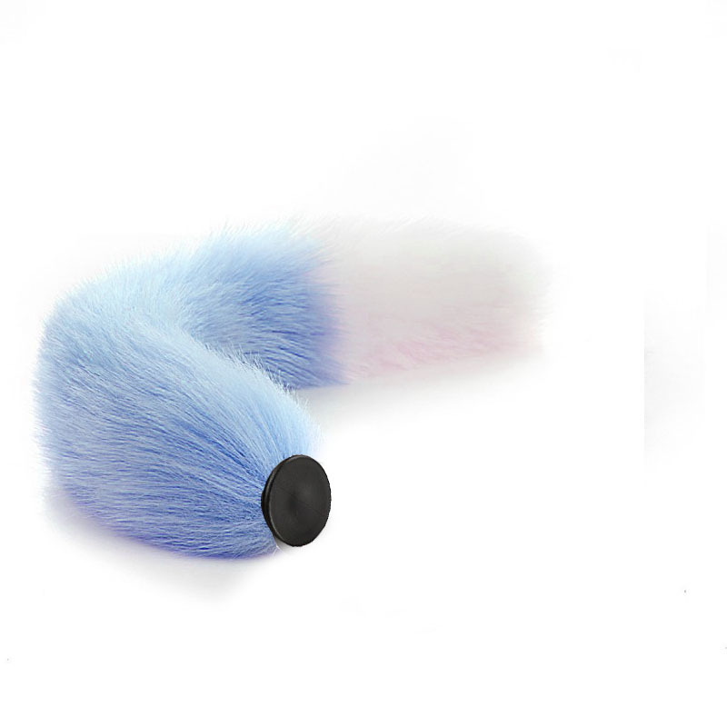 Sexy reemplazable Fox cola de silicona vibración anal plug back corte masturbación SM suministros para adultos entrega al por mayor