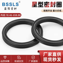 星型圈内径10.46-658.88粗细5.33耐磨氟胶丁晴三元乙丙X型密封圈