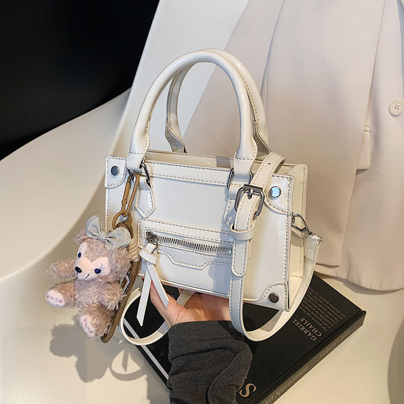 Inglés estilo retro bolsa de motocicleta mujer 2025 nueva moda bolsos de mano de moda bolsos personales de hombro