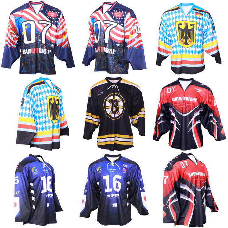 Hockey Costume Hockey pants customized machining nuojiaen team customized match clothing Class clothes Jersey