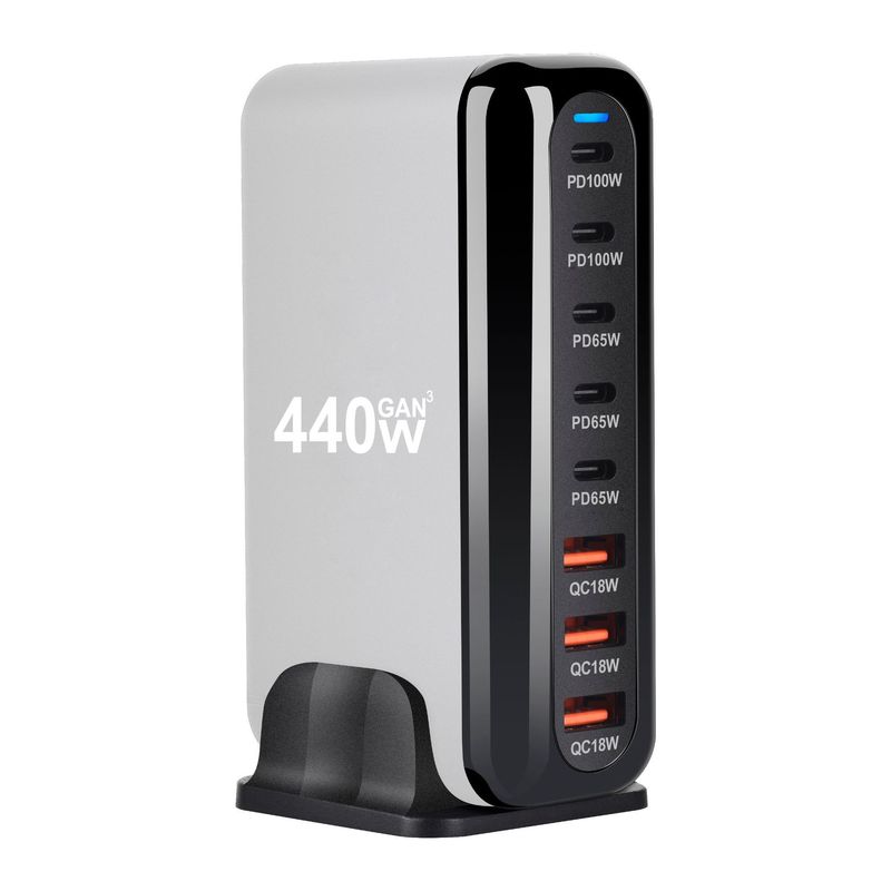 電気アダプター充電器電気器具充電440Wガリウム320WPD窒化デスクトップ600W機能充電|undefined