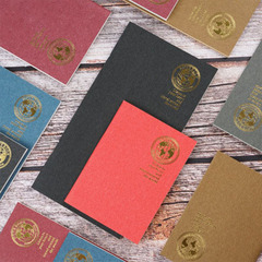 Traveler's notebook replacement core, saddle-stitched loose-leaf inner core, kraft paper, horizontal lines, blank square inner pages