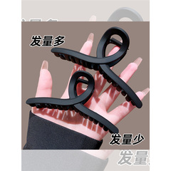 大型つや消しサメクリップ韓国風高級ヘアクリップ女性用ヘアクリップヘアクリップ後頭部ヘアクリップヘッドギア