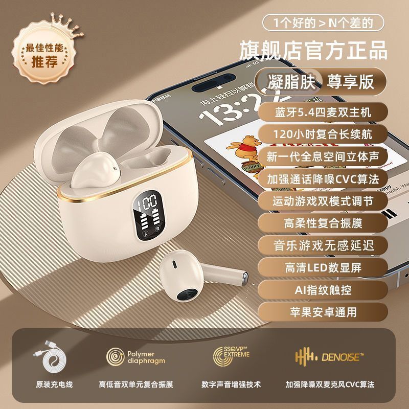 【柏林之音】2025新款无线蓝牙耳机超长续航适用男女士电竞低延迟|undefined