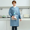 Waterproof apron, skirt, kitchen, home cute bib, long sleeve, internet celebrity, new collection