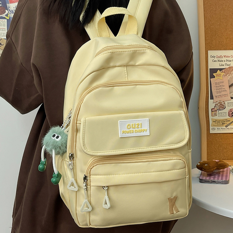 2024 nueva gran capacidad multicapa portable mochila versátil para estudiantes de secundaria secundaria en mochila de estilo universitario