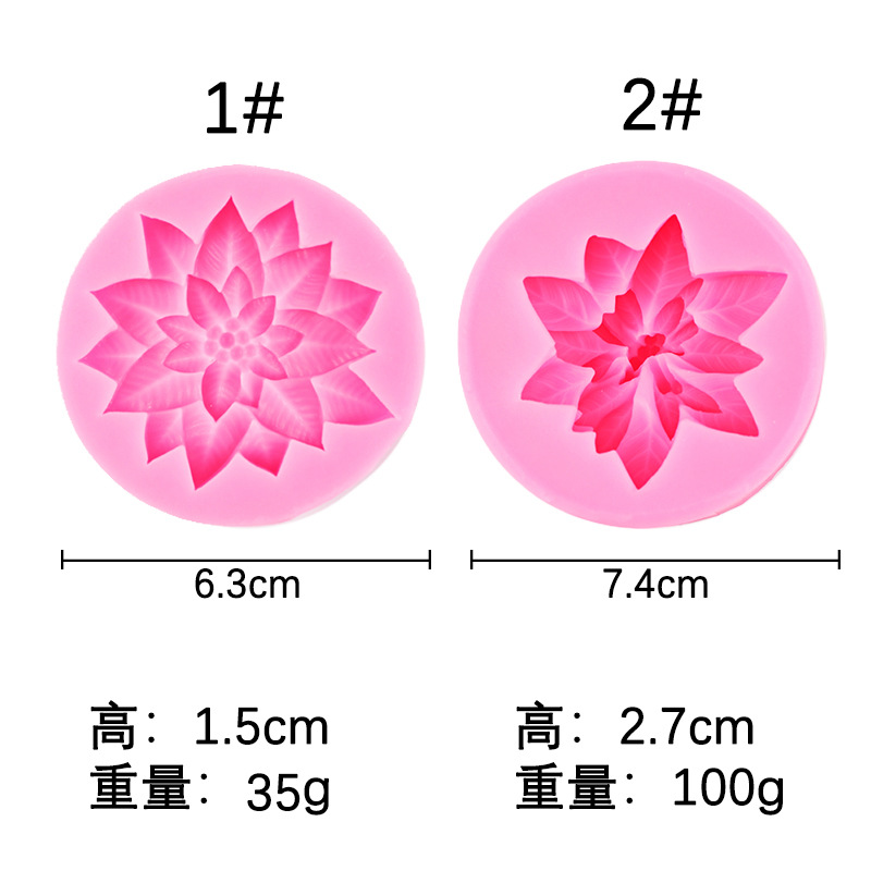 Cristal epoxi mesa de bricolaje flor tridimensional caja de almacenamiento de molde de silicona soporte de teléfono móvil flor decorativa molde