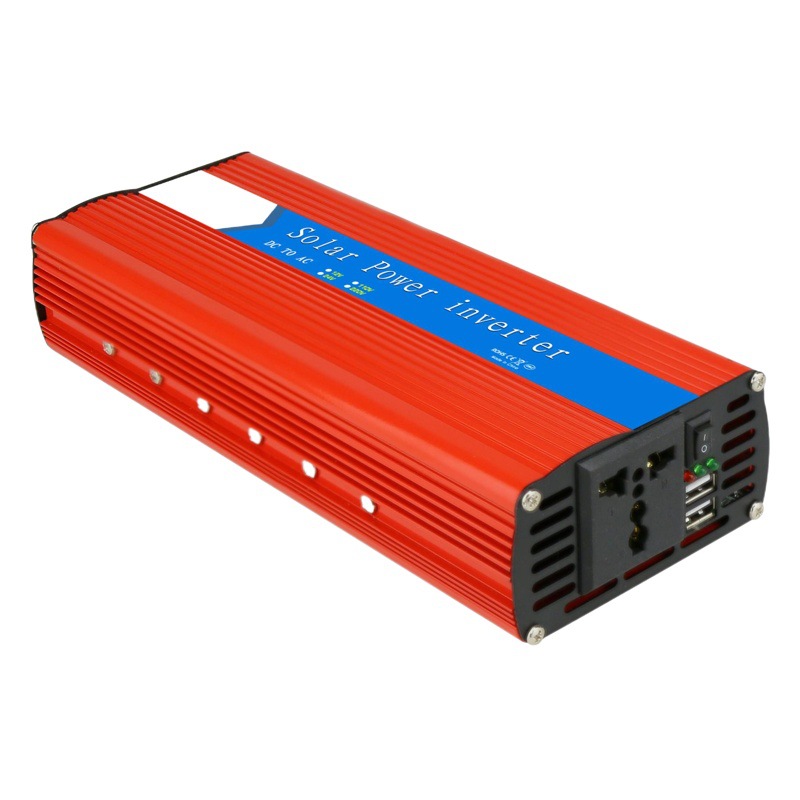 Inversor de 3000w para automóvil, éxito de ventas transfronterizo, con doble puerto USB y convertidor inversor solar fotovoltaico.
