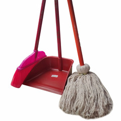 T9J5批發掃把套裝組合簸箕拖把軟毛木柄垃圾斗家用掃帚老式清潔三