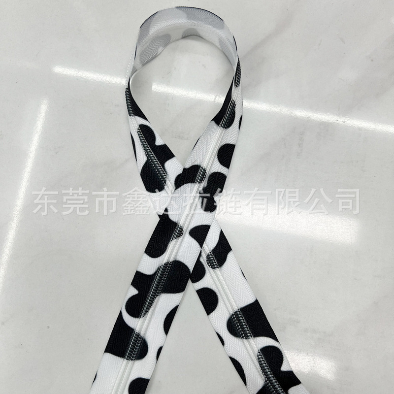 ファッションデジタル印刷ジッパー No.5 ナイロンフロントカラフルな印刷バッグ日焼け止め服熱転写印刷ジッパー|undefined