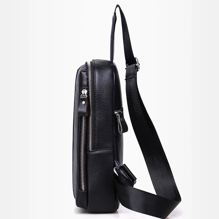 Износостойкая грудная сумка, сумка через плечо для отдыха, belt bag, кожаная маленькая сумка, рюкзак, натуральная кожа, корейский стиль