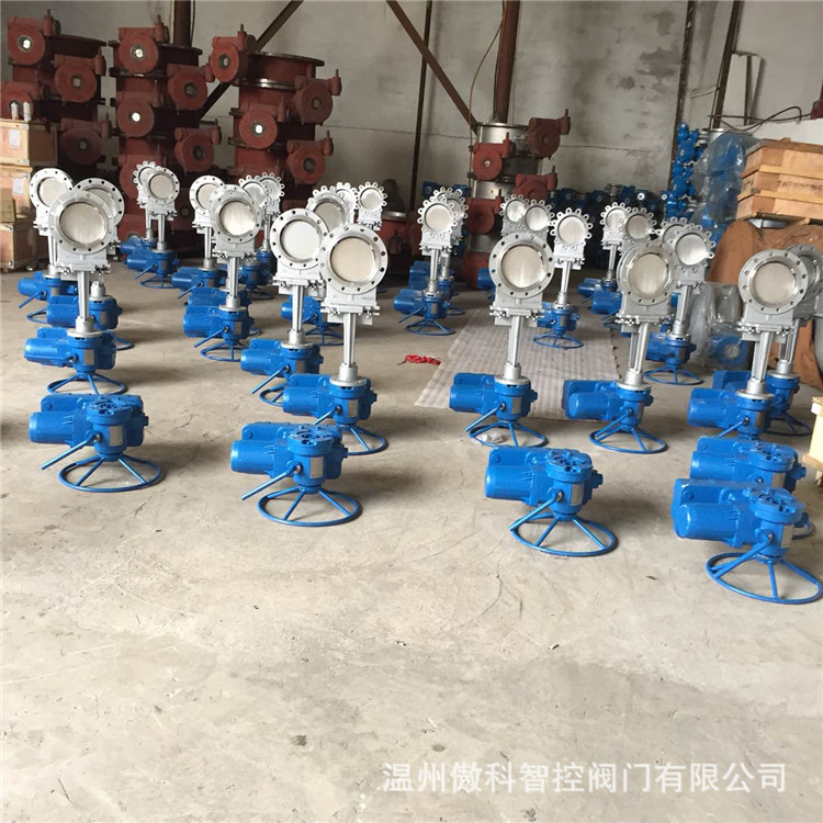 供应 PZ973H/X/F 电动圆形插板阀 电动圆形闸板阀 卸料电动刀闸阀