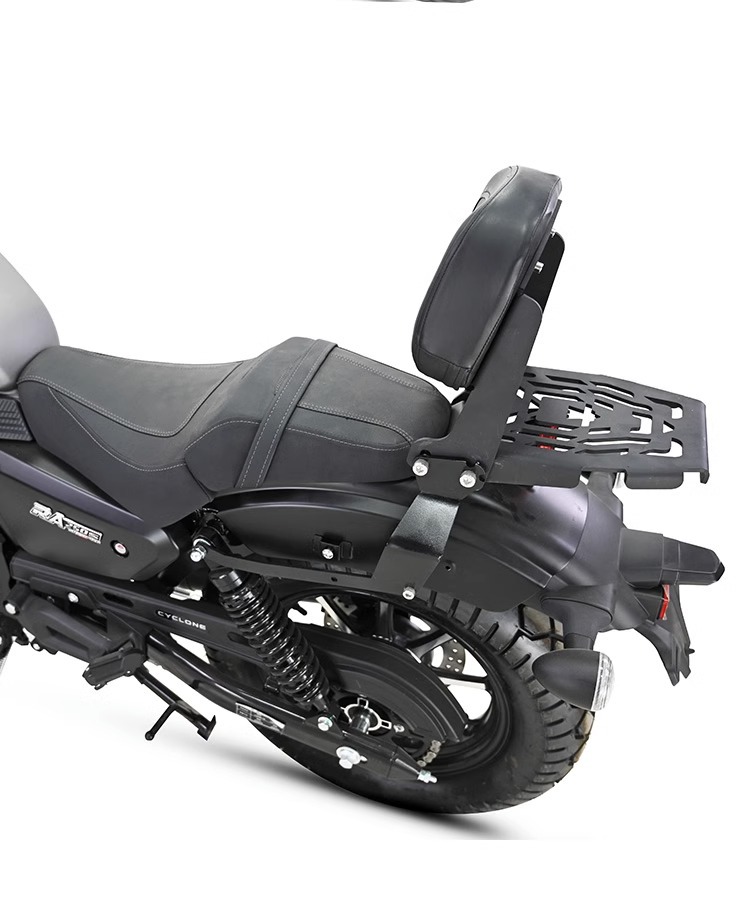 Muscle car Wolf applicable to saikelon RA250 backrest tail shelf rear tail frame tail wing multifunctional folding backrest modification