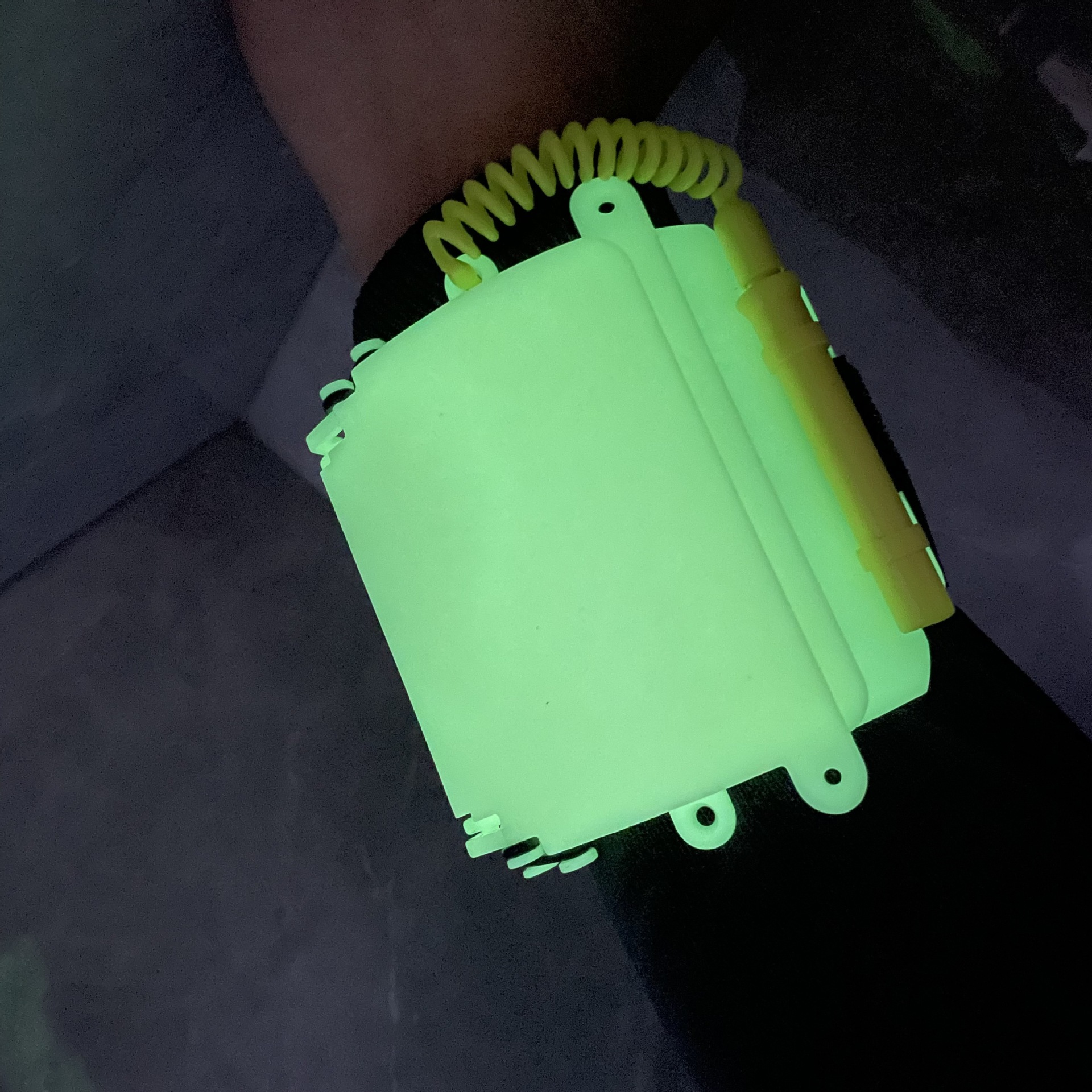 Tablero de escritura de buceo arco de tres capas con lápiz de muñeca, tablero de registro submarino de comunicación, bloc de notas submarino luminoso de tres páginas