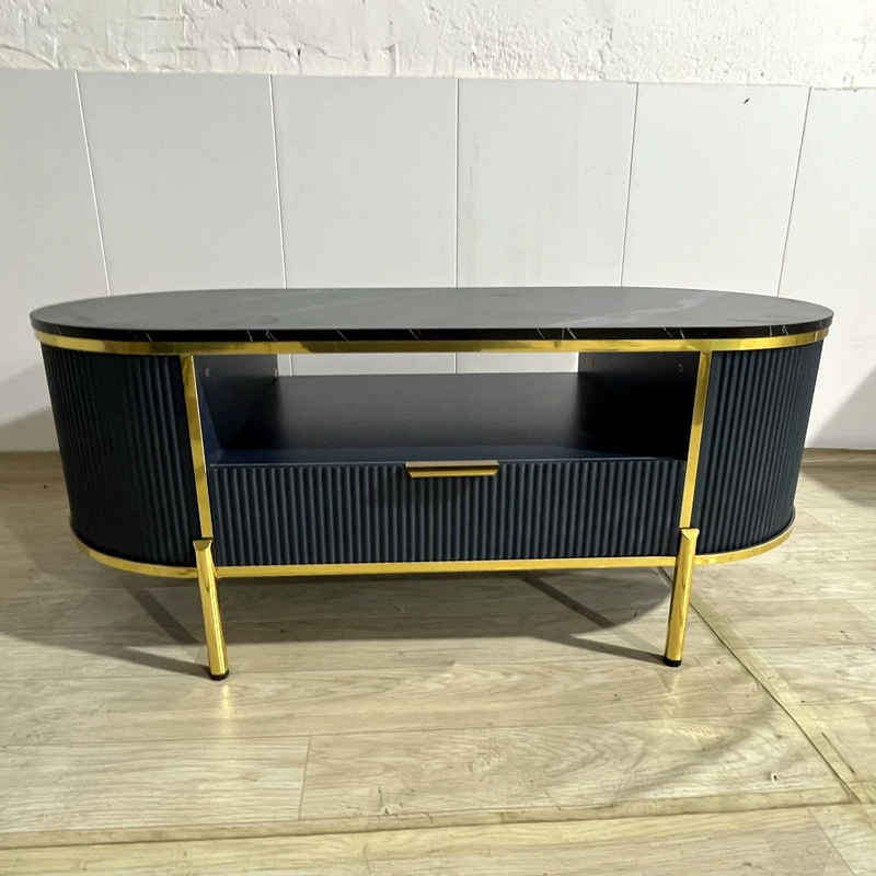 Комбинированный журнальный столик и тумба под телевизор в стиле ретро-люкс для малогабаритной квартиры, с функцией хранения, Amazon