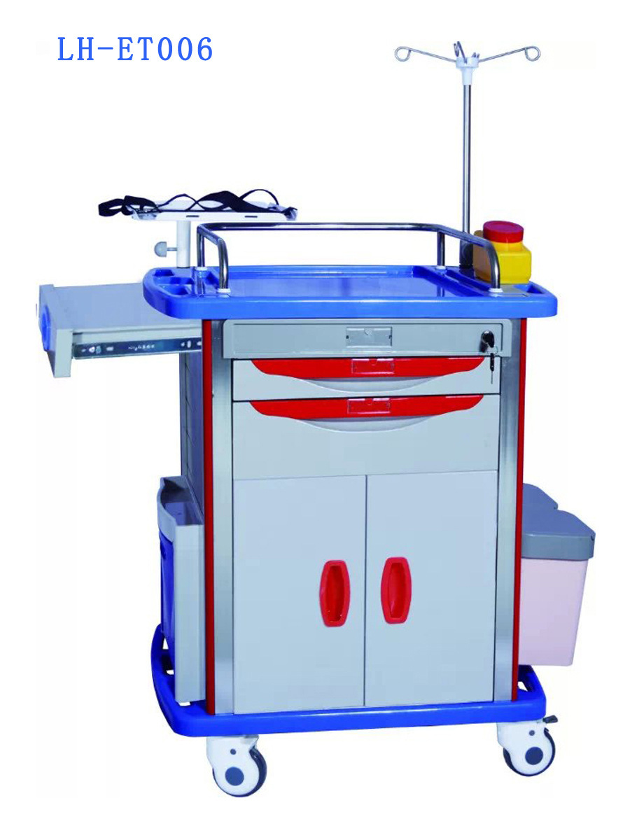 上海鳞灏供应ABS医用抢救车ABS治疗车价格ABS送药车急救车