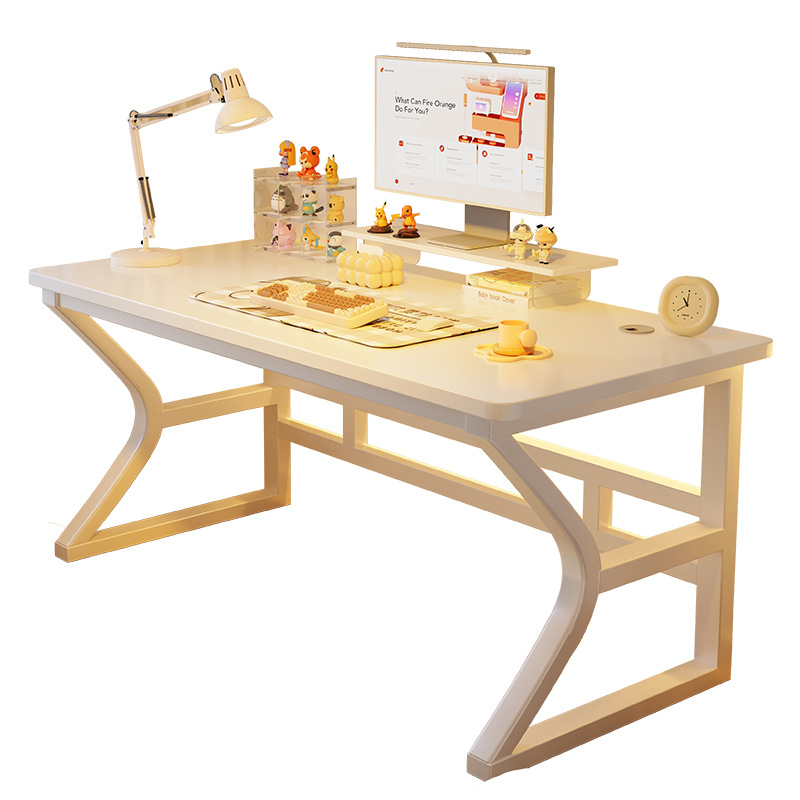 Escritorio de computadora de madera maciza Escritorio Hogar Dormitorio de estudiante Escritorio de estudio Estilo INS simple Escritorio de maquillaje para niñas