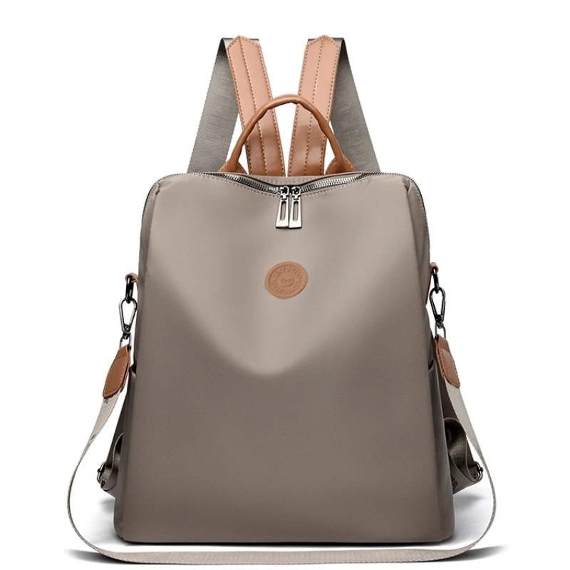 Women's Backpack 2025 New Trendy Simple Versatile Oxford Cloth Lightweight Large Capacity Travel Commuting Shoulder Bag