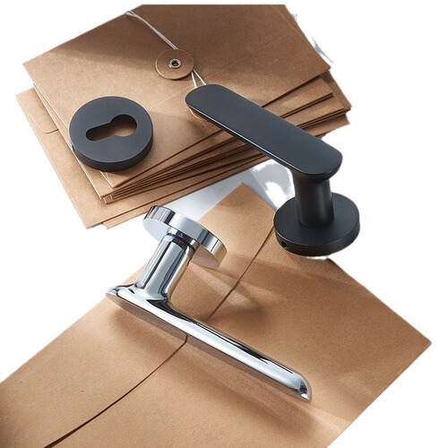 Brass interior door lock bedroom door silent split lock modern simple home solid wood door golden lock wholesale