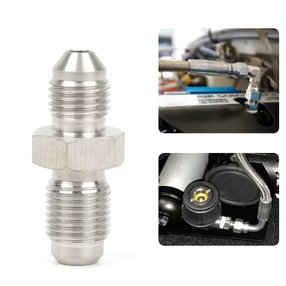Автомобиль из нержавеющей стали с двумя головками резьбового переключения AN3-M10X1 проволоки AN3-M12X1 тормозные аксессуары