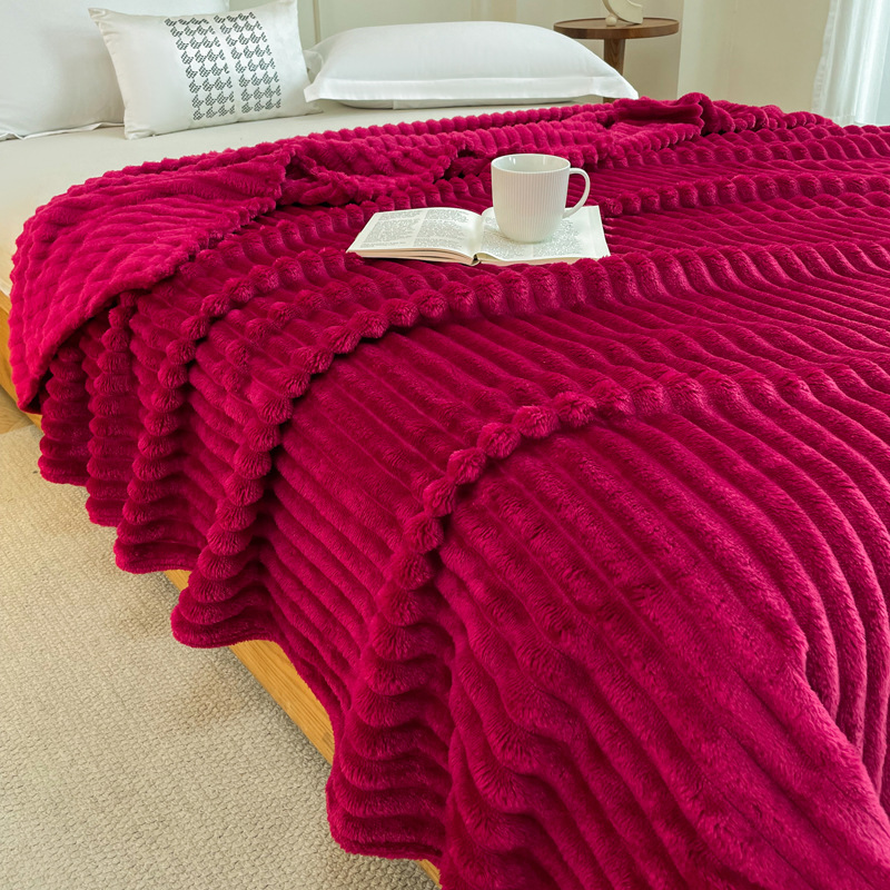 버건디 [3cm 큰 스트립]