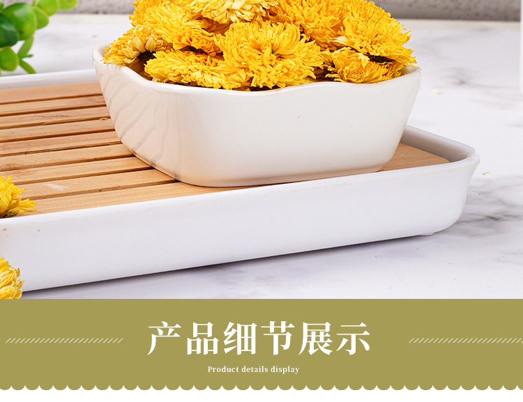 Wuyuan Imperial Chrysanthemum (Chrysanthemum morifolium) — Dried Golden Chrysanthemum Tea, 20g Jar key features