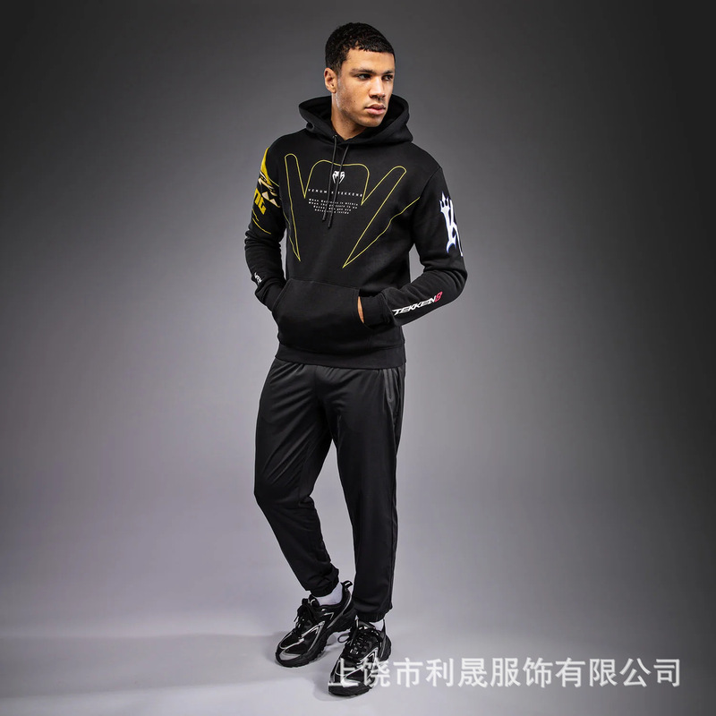 Amazon Europe and America 20263D Digital Printing Ufc New Style Fighting Power Sports Long-Sleeved Hooded Sweatshirt