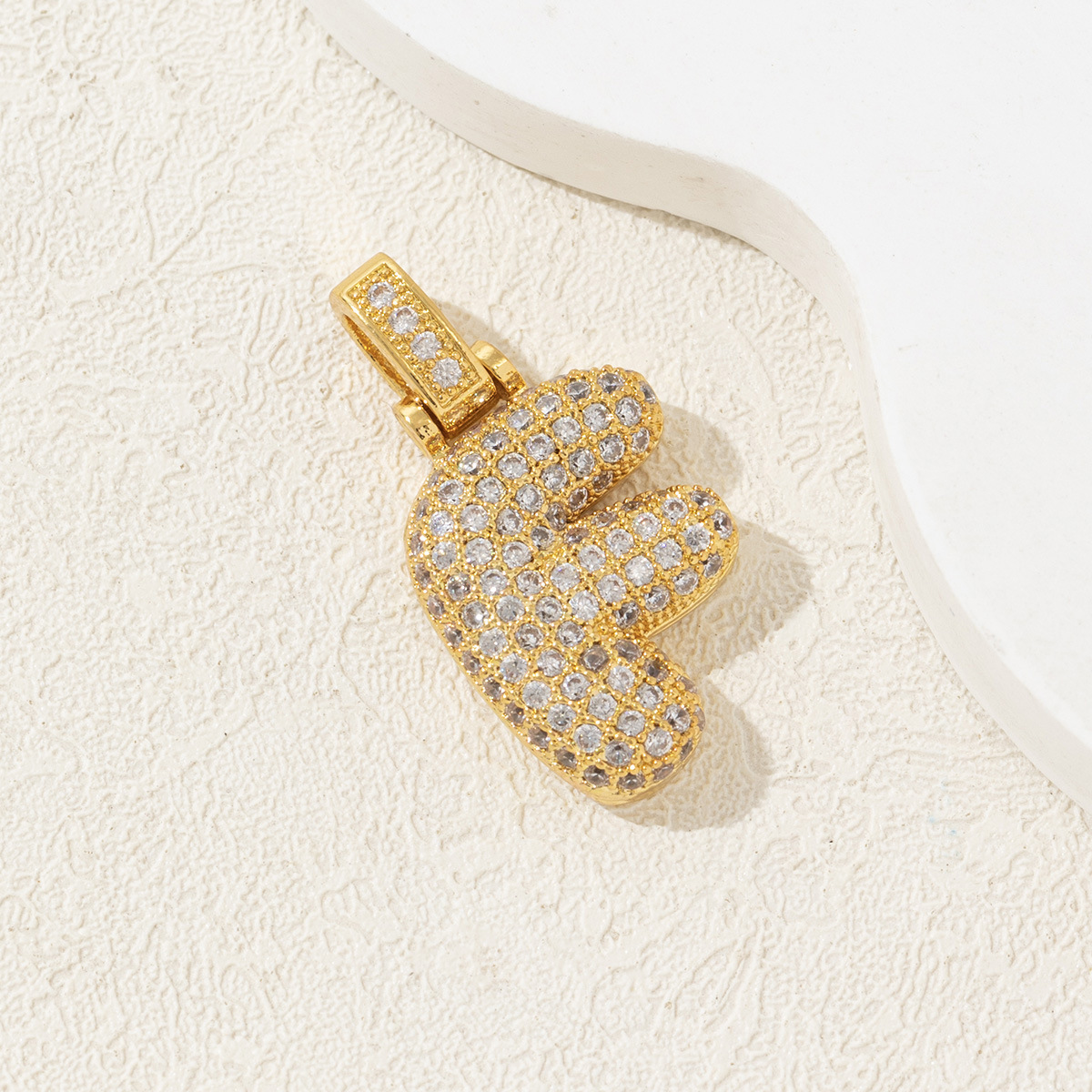 1 Piece Copper Letter Polished Pendant display picture 9