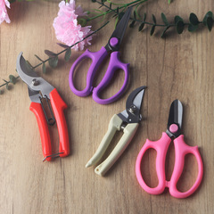 Manufacturer direct sale high-end gardening shears, fresh flower bunch pruning shears, wide mouth, labor-saving stainless steel floral shears