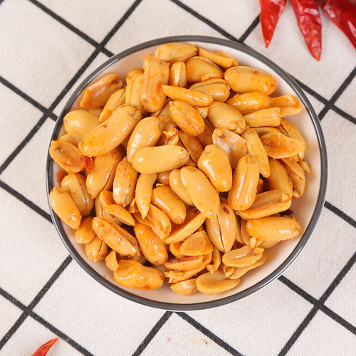 Wine-eating peanuts vacuum packed 155g five-flavor peanut snacks snacks casual snacks wholesale