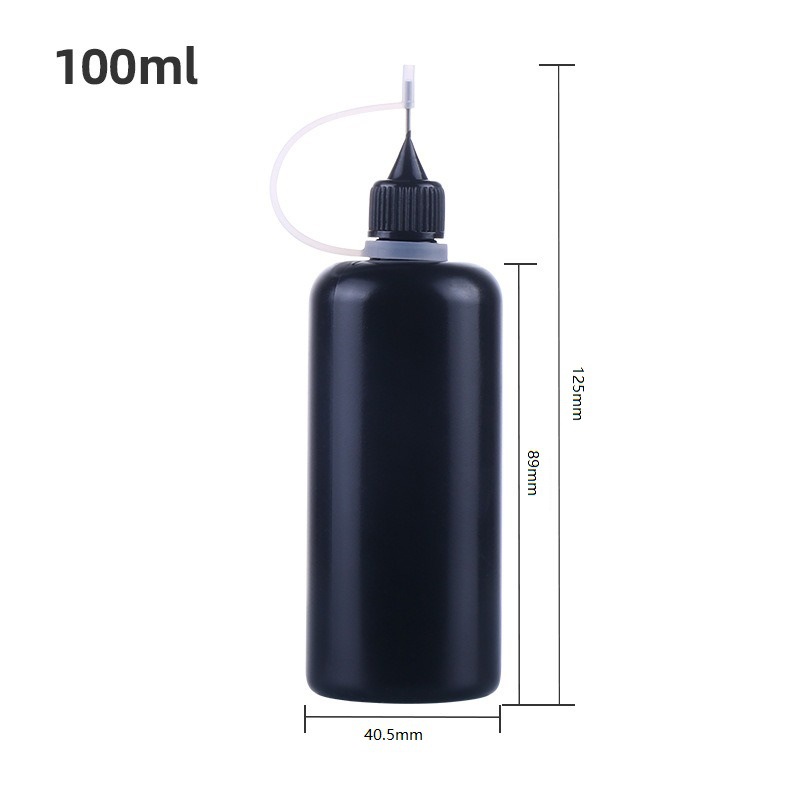 ニードルボトルスポット卸売 10 ミリリットルタトゥー液体クリームスクイズボトル黒遮光ボトル 30 ミリリットルスモークオイルネイルリムーバーボトル